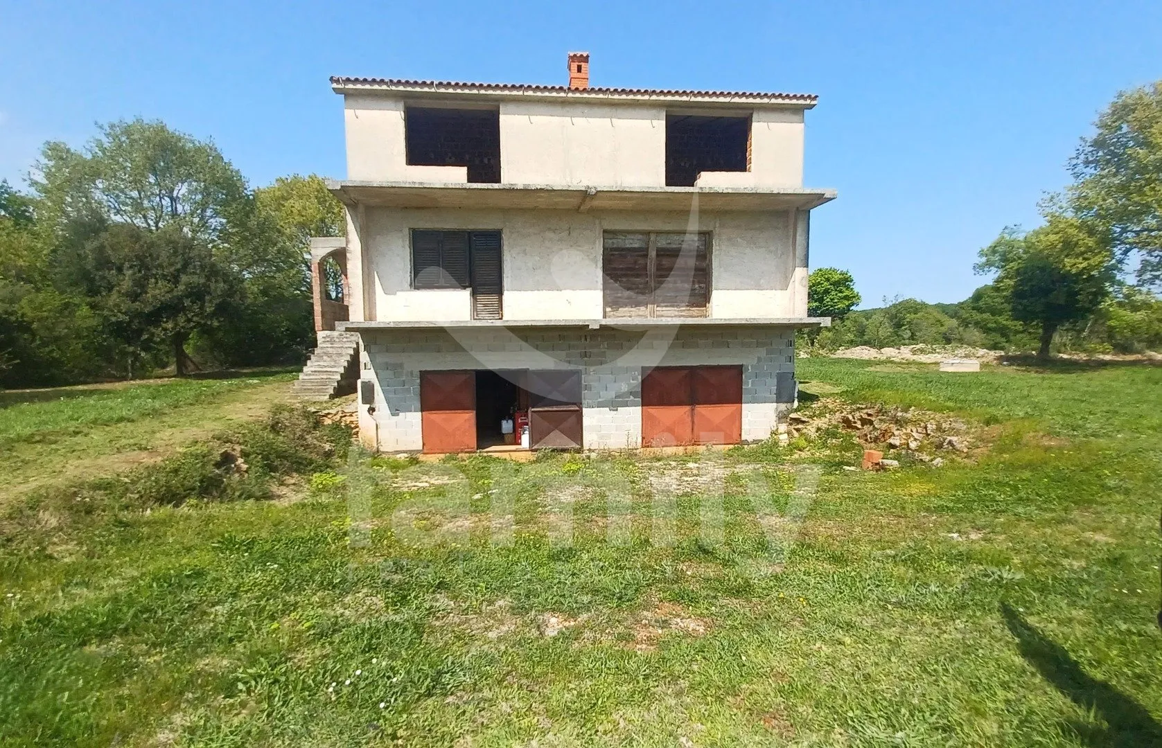 prodaja kuće u roh-bau fazi u šišanu - ogroman potencijal - slika 5