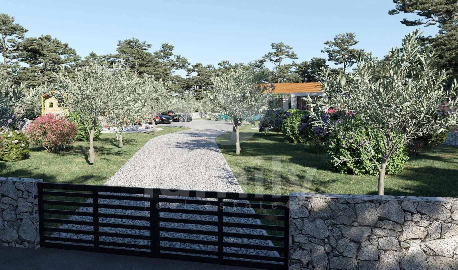 građevinsko zemljište sa idejnim projektom na mirnoj lokaciji - slika 3