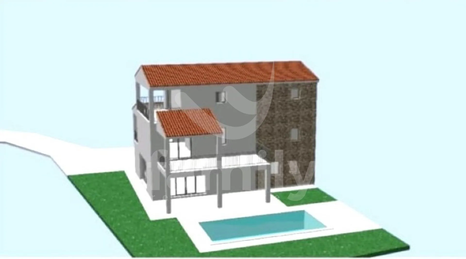 prodaja kamene kuće za renovaciju sa izrađenim projektom - slika 6