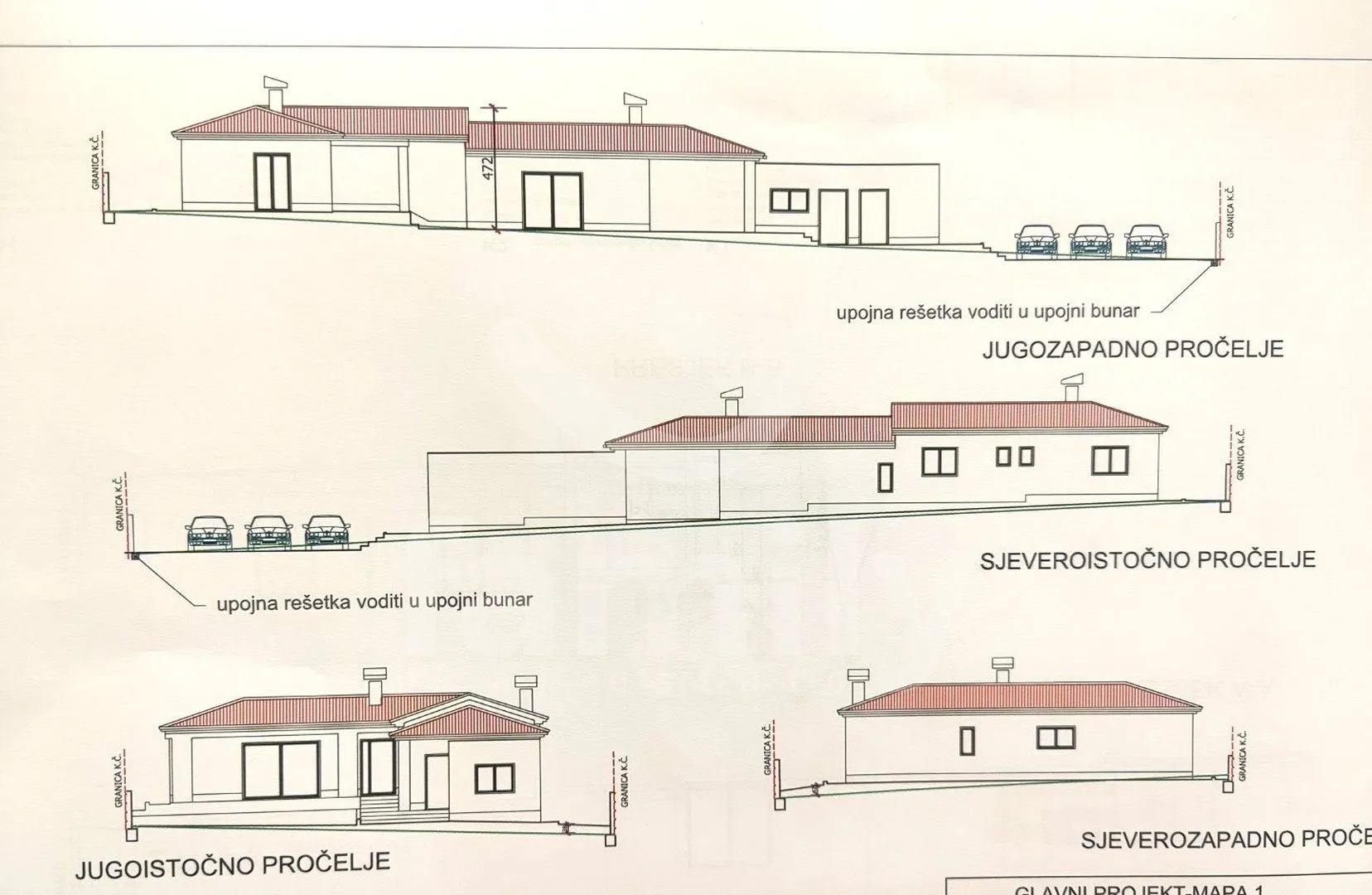 građevinsko zemljište sa projektom na mirnoj lokaciji - slika 4