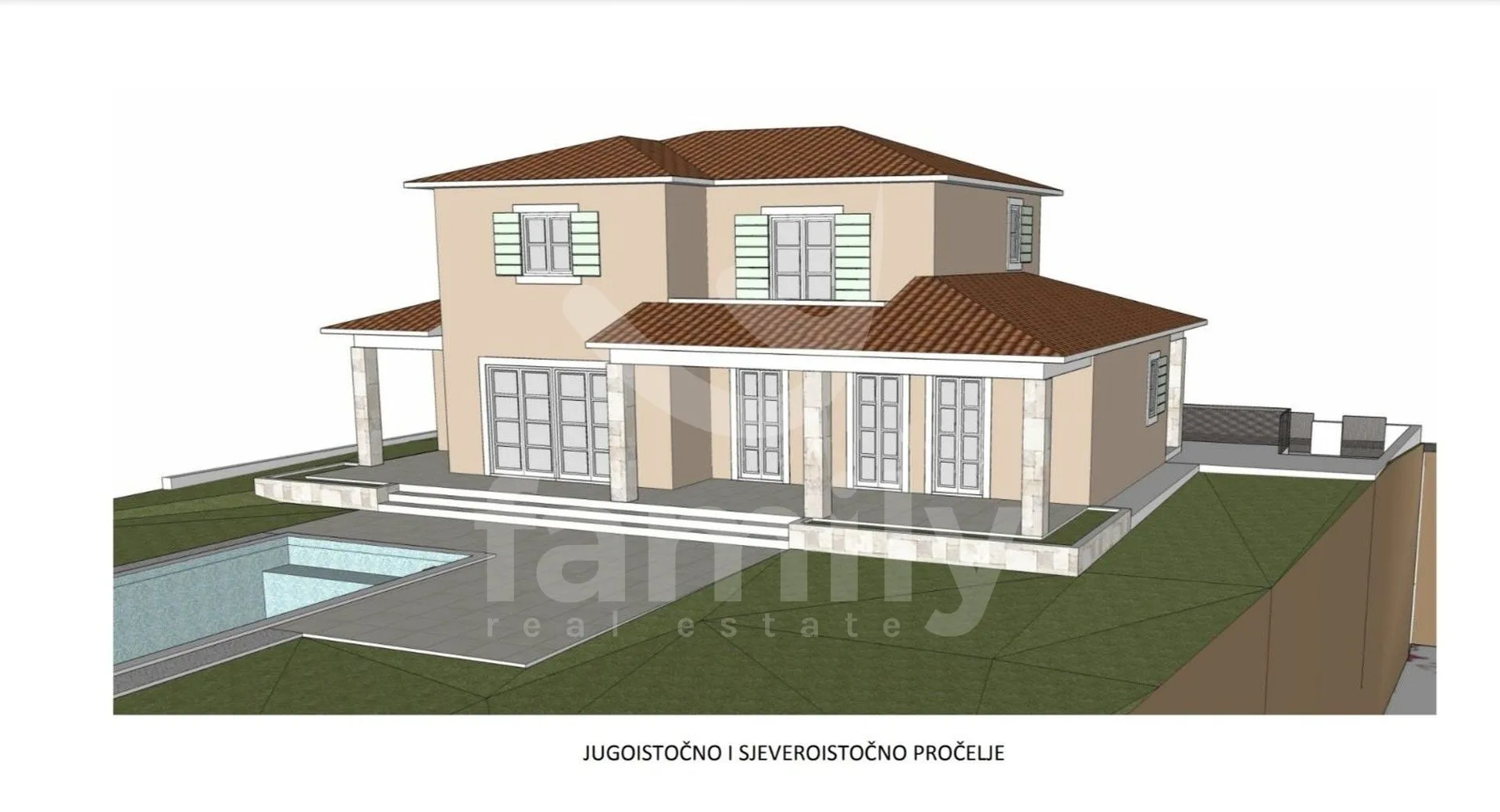 Vrlo Atraktivno Građevinsko Zemljište Sa Izrađenim Projektom - Santalezi, Sveta Nedelja