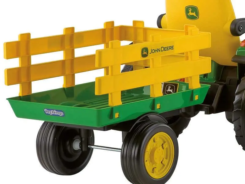 peg perego traktor na akumulator john deere ground force s prikolicom - slika 7