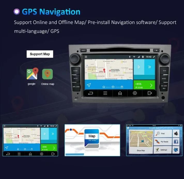 original 2din android navigacija gps opel vectra astra corsa vivaro - slika 9