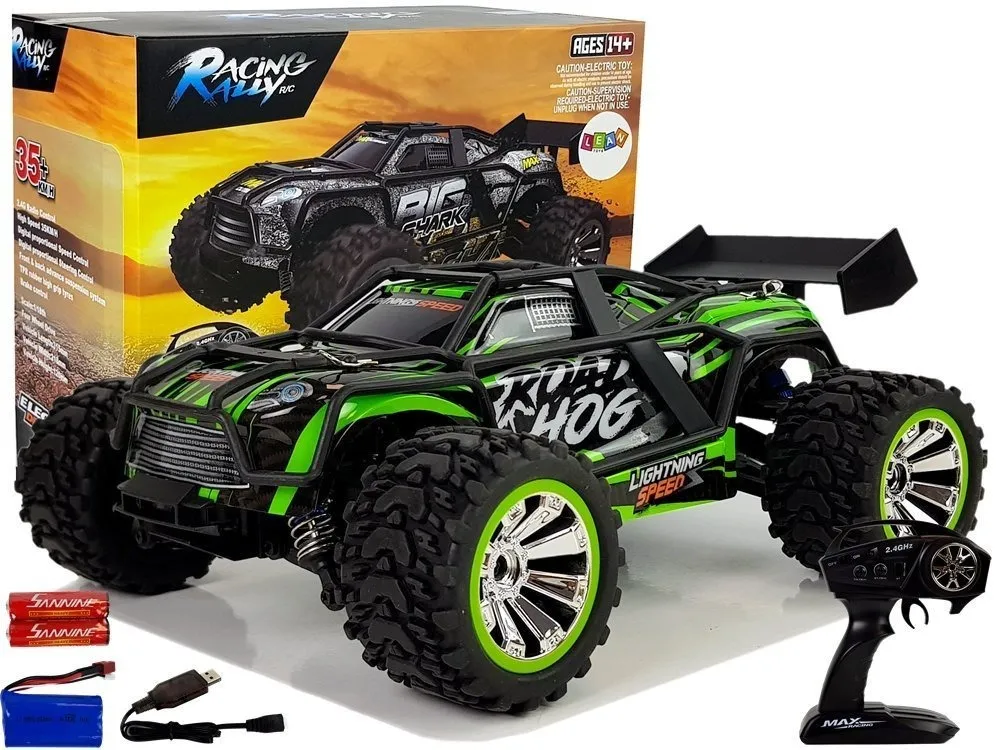 Off-Road Remote Controlled Green 2.4G 1:18 35 km/h Speed Control - Mursko Središće