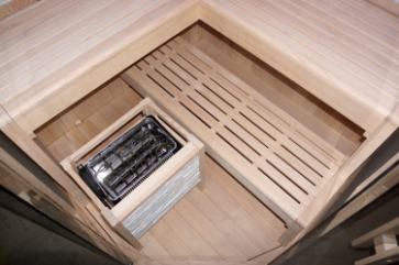 finska sauna – premium – kutna – 1500 x 1500 x 2005 mm - slika 12