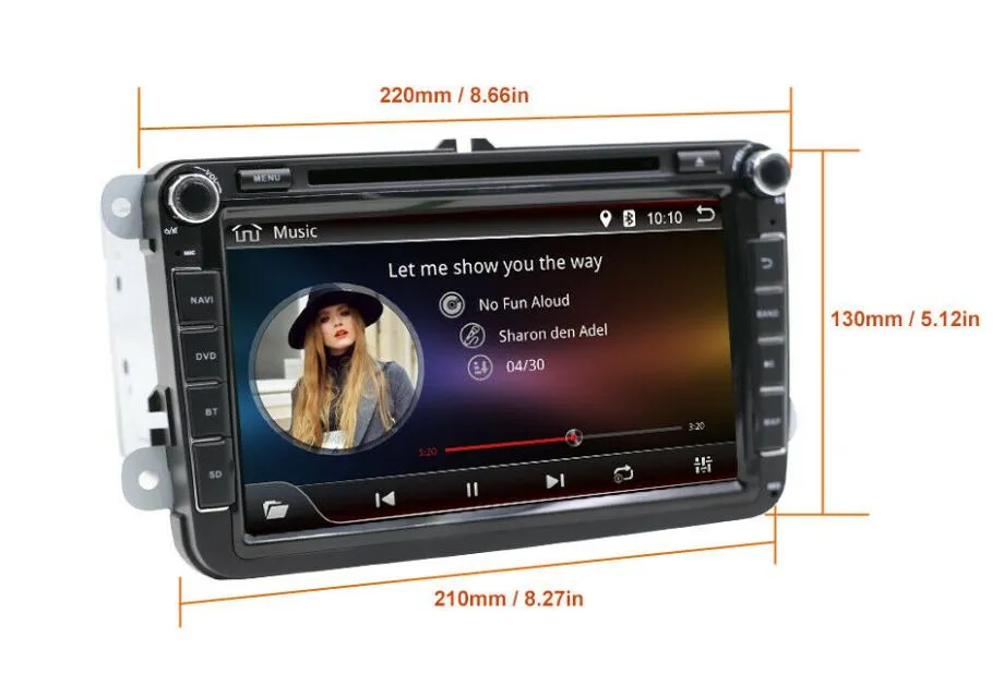 vw tiguan škoda fabia original android 10 multimedija parking kamera - slika 2