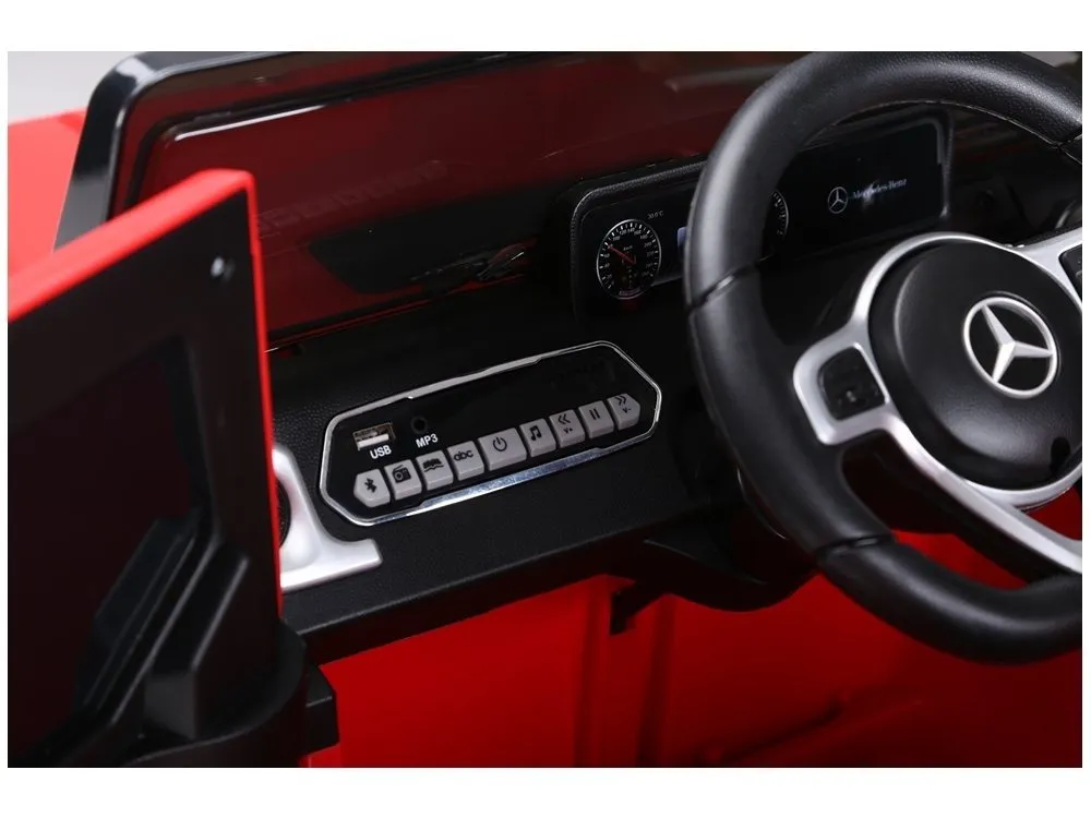 licencirani auto na akumulator mercedes g500 - crveni - slika 7