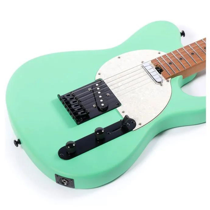 grote gttl-02 green black, green, orange, pw, white električna gitara - slika 17