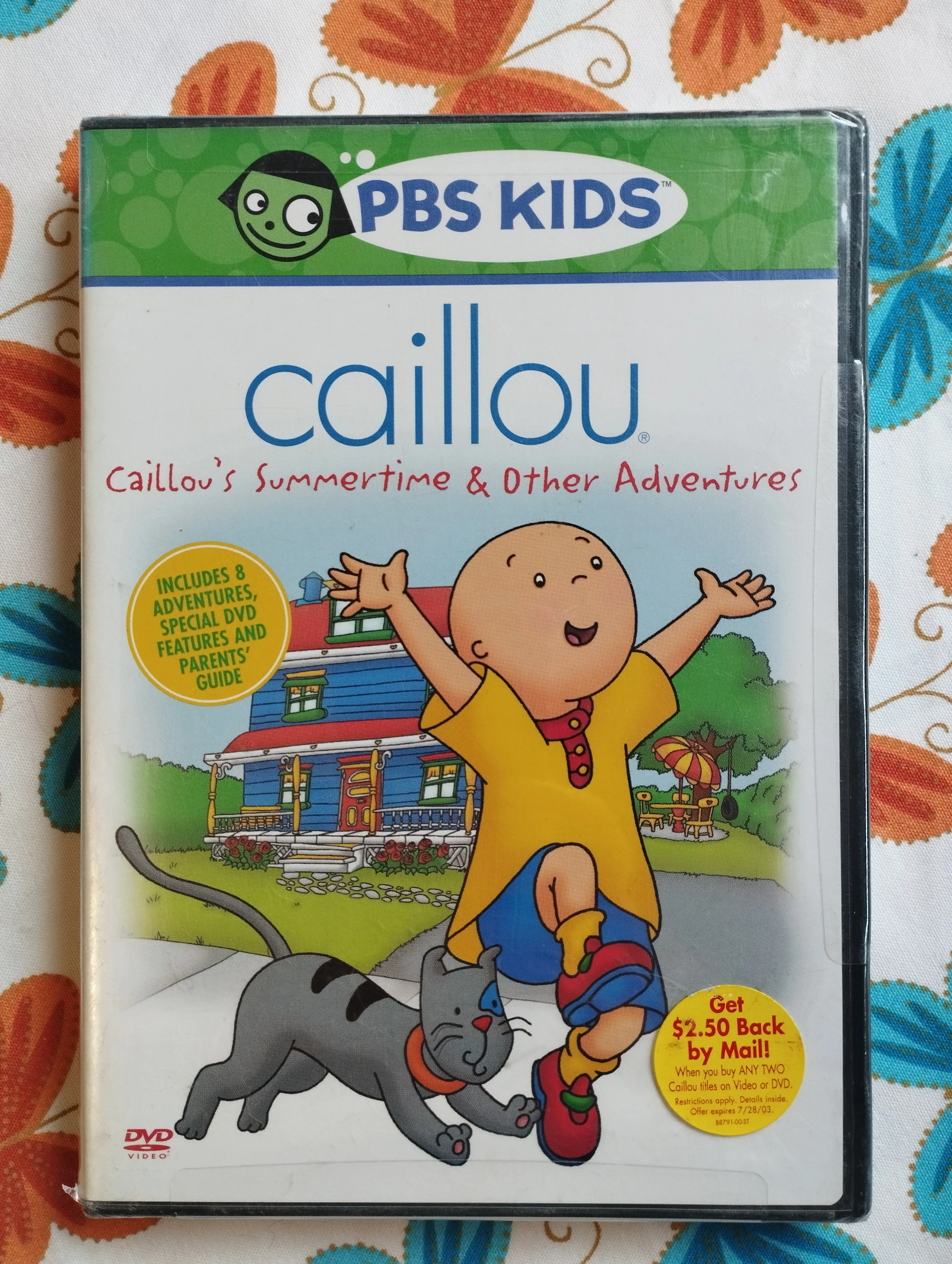 Caillou`s Summertime & Other Adventures DVD - Samobor
