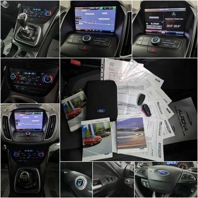 ford c-max 1.5 tdci*114.000km*jamstvo,navi,led,servisna+novi zupčasti. - slika 19