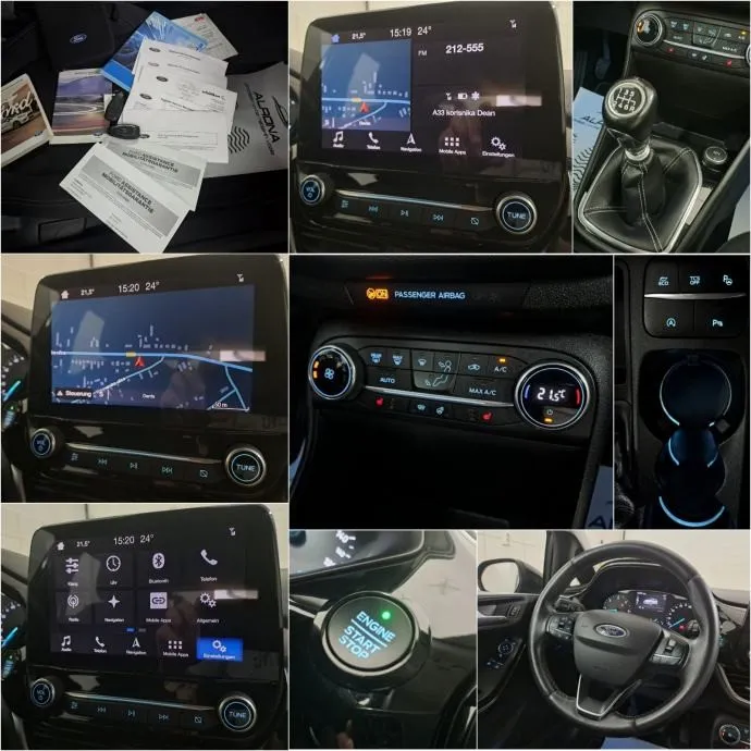 ford fiesta 1.5 tdci titanium*jamstvo*led,navi,kamera,servisna... - slika 19
