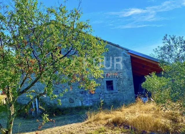 istra, cerovlje - okolica, kamena kuća + gospodarski objekt - slika 14