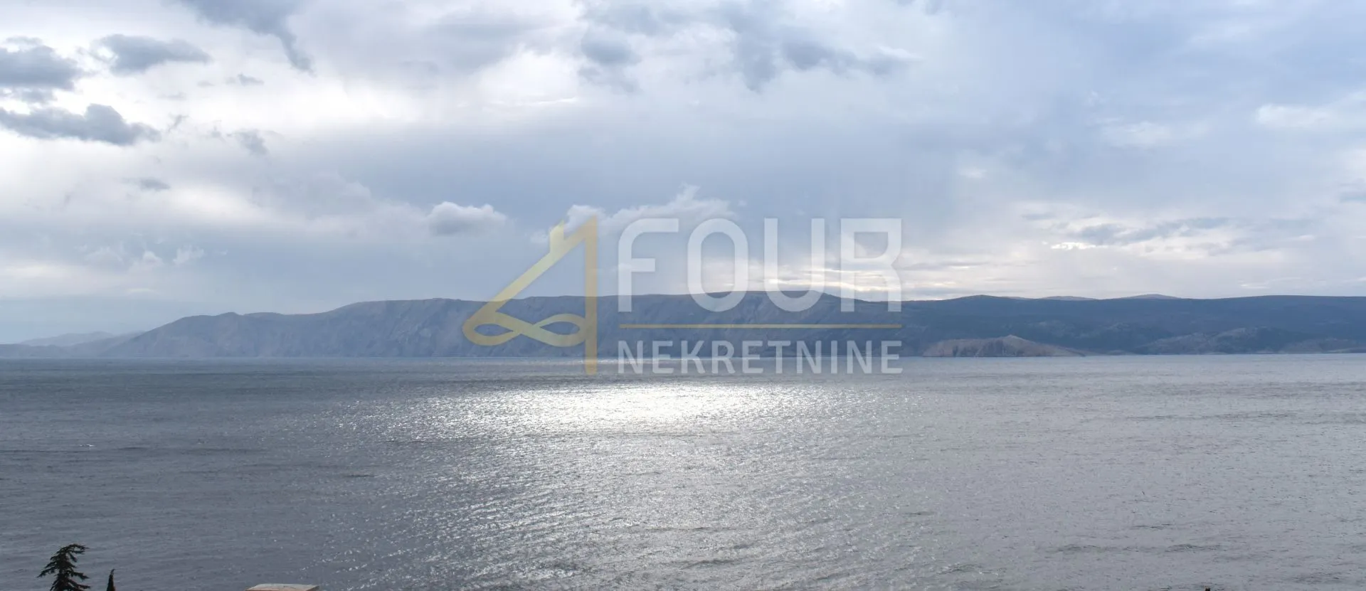 novi vinodolski, 46.64m2, 1s+db, lođa, pogled na more - slika 2