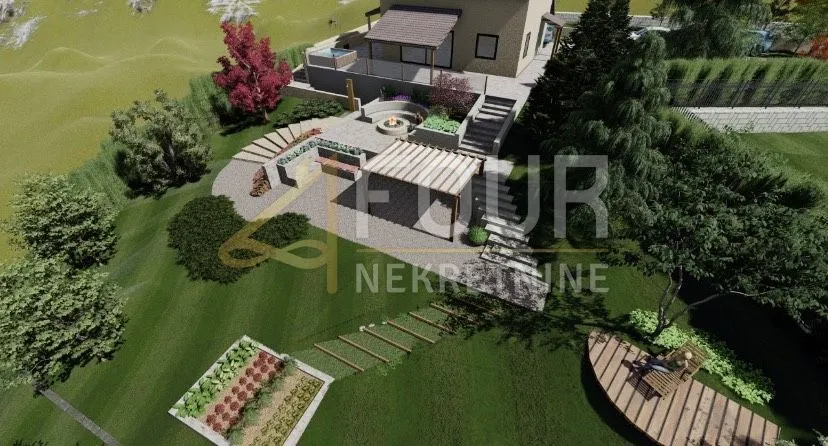 gorski kotar, fužine, zemljište 1.752m2 s građ. dozvolom i projektom - slika 3