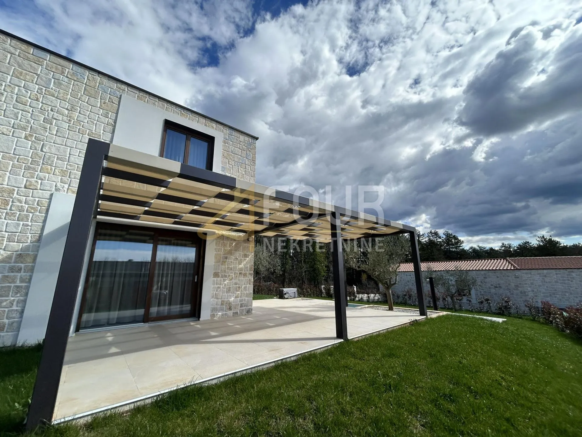 istra, višnjan- okolica, novogradnja, kuća s bazenom - slika 8