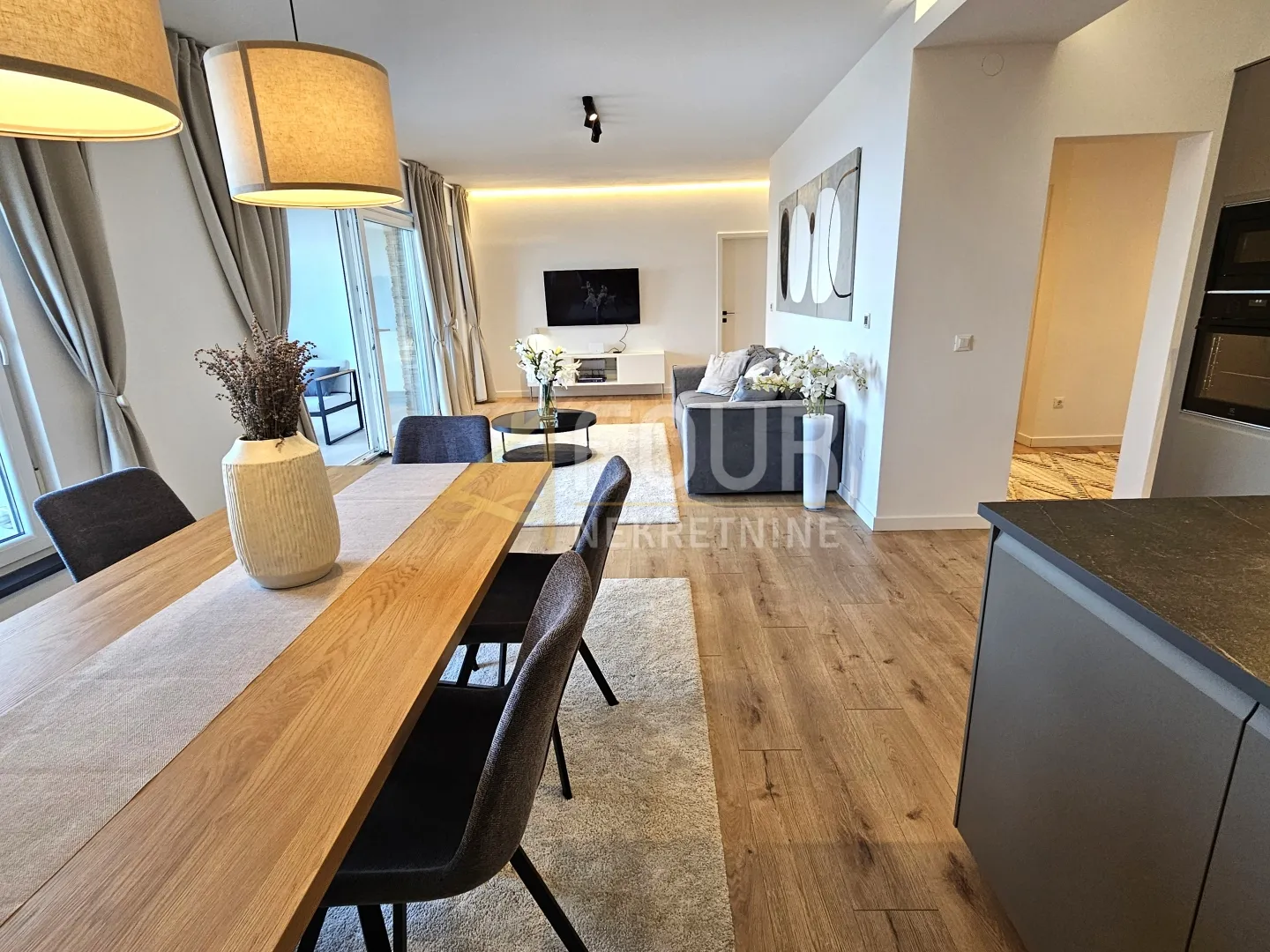 opatija, ičići, 2s+db, 121.70m2, lođa, pogled na more - slika 10