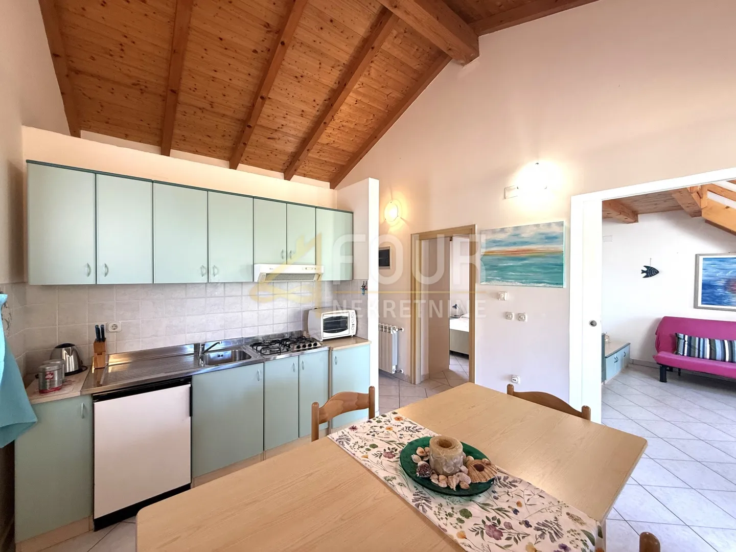 istra, medulin - pomer, 2s+db s galerijom, 68.67m2, terasa - slika 6