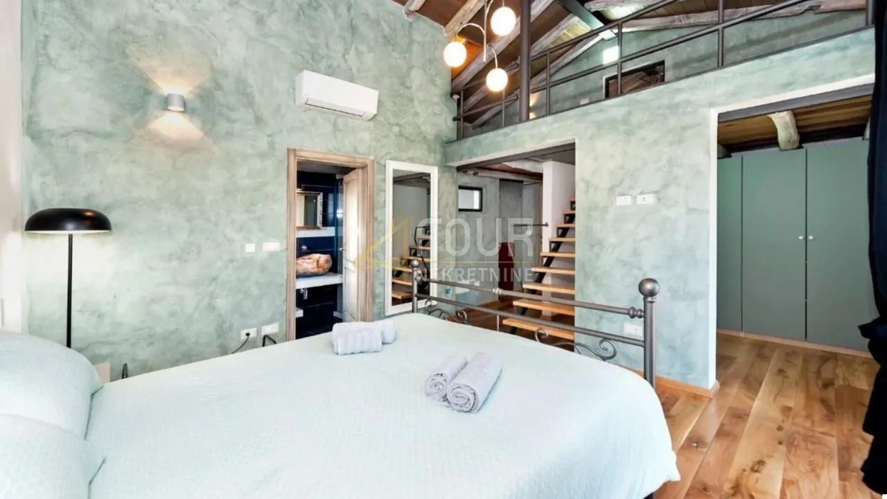 istra, kanfanar, luksuzna kamena villa s bazenom - slika 21