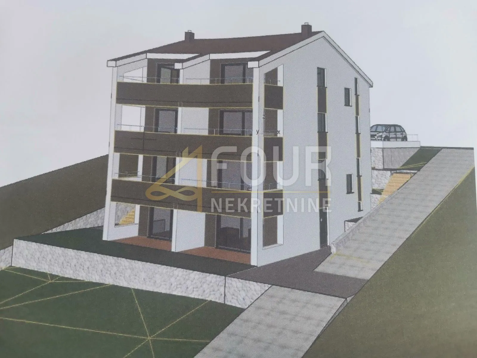 crikvenica, dramalj, novogradnja, 90.41m2, dvoetažni stan - slika 7