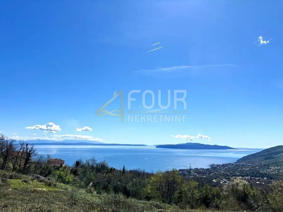 Opatija, Veprinac, građevinsko zemljište 5.010m2, pogled na more - Veprinac, Opatija