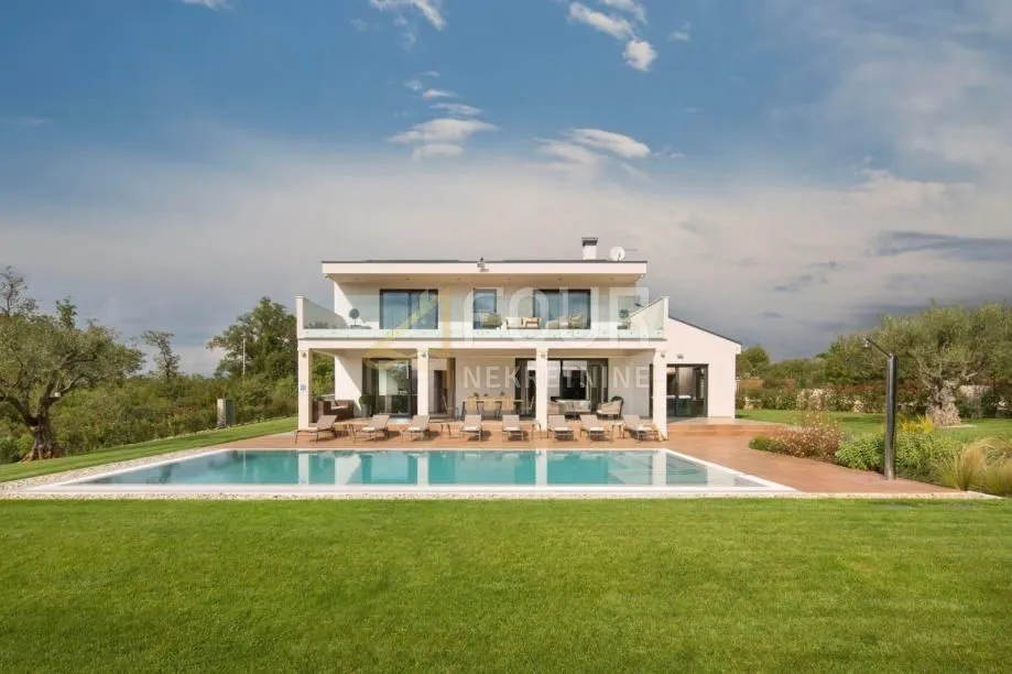 istra, višnjan, dizajnerska vila s bazenom i wellness zonom - slika 19
