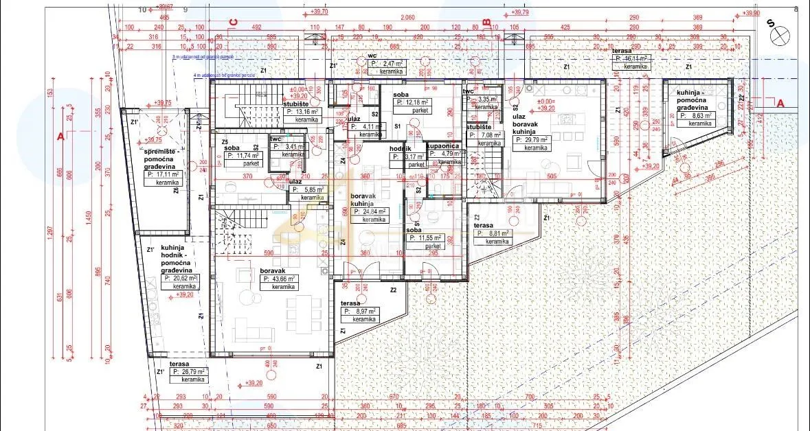 novi vinodolski, dvoetažni 2s+db, terasa+ balkon, moderna novogradnja - slika 5