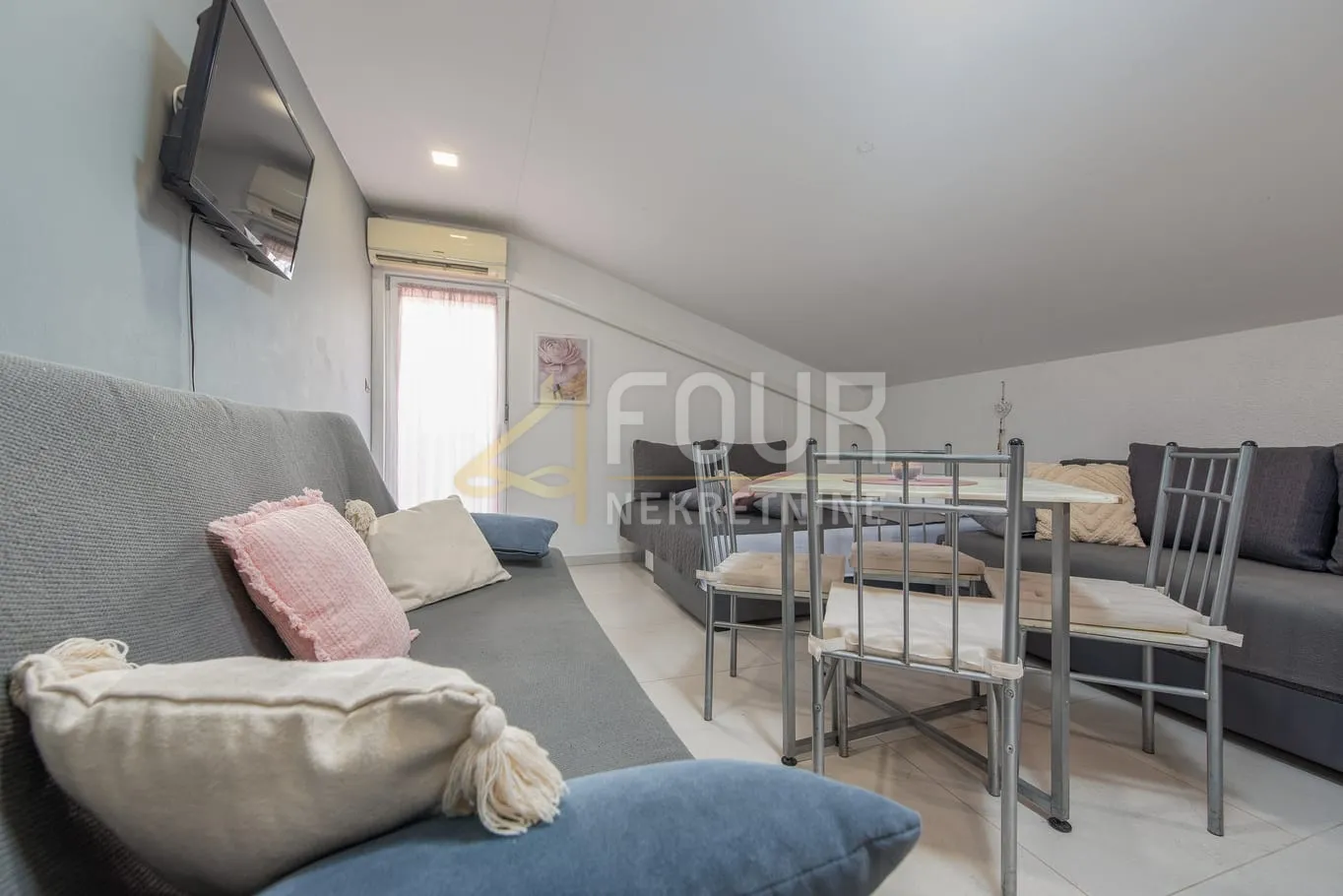 karlobag, cesarica, garsonijera 24.52m2, terasa, pogled na more - slika 4