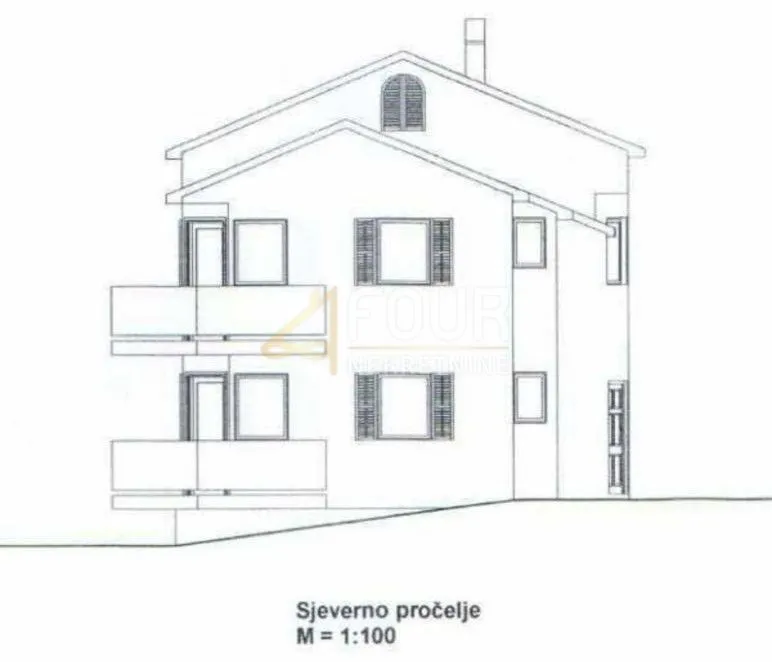 oprić, 567m2, građevinsko zemljište s projektom - slika 5