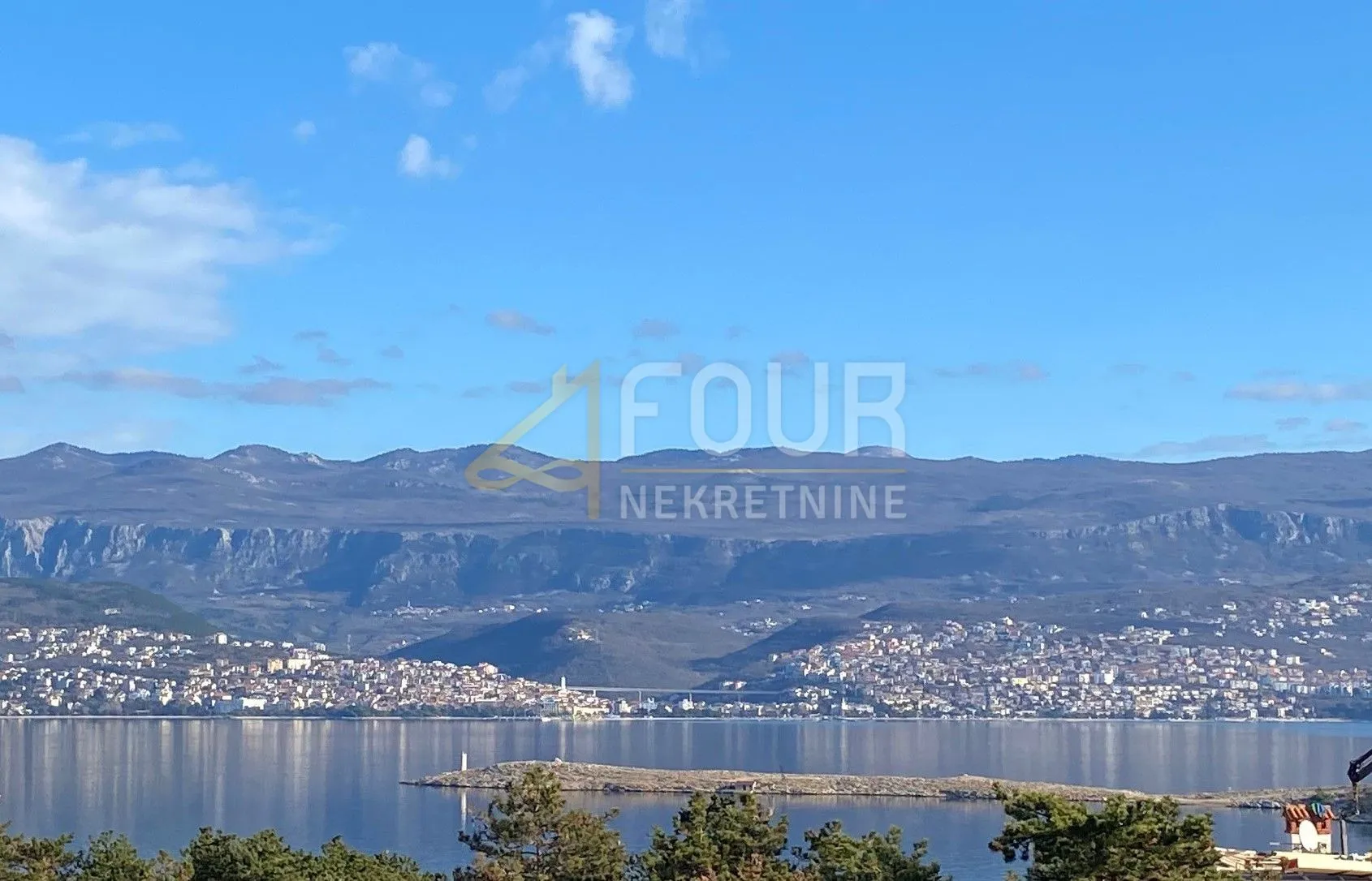 otok krk, soline, novogradnja, penthouse, 2 terase, pogled - slika 10