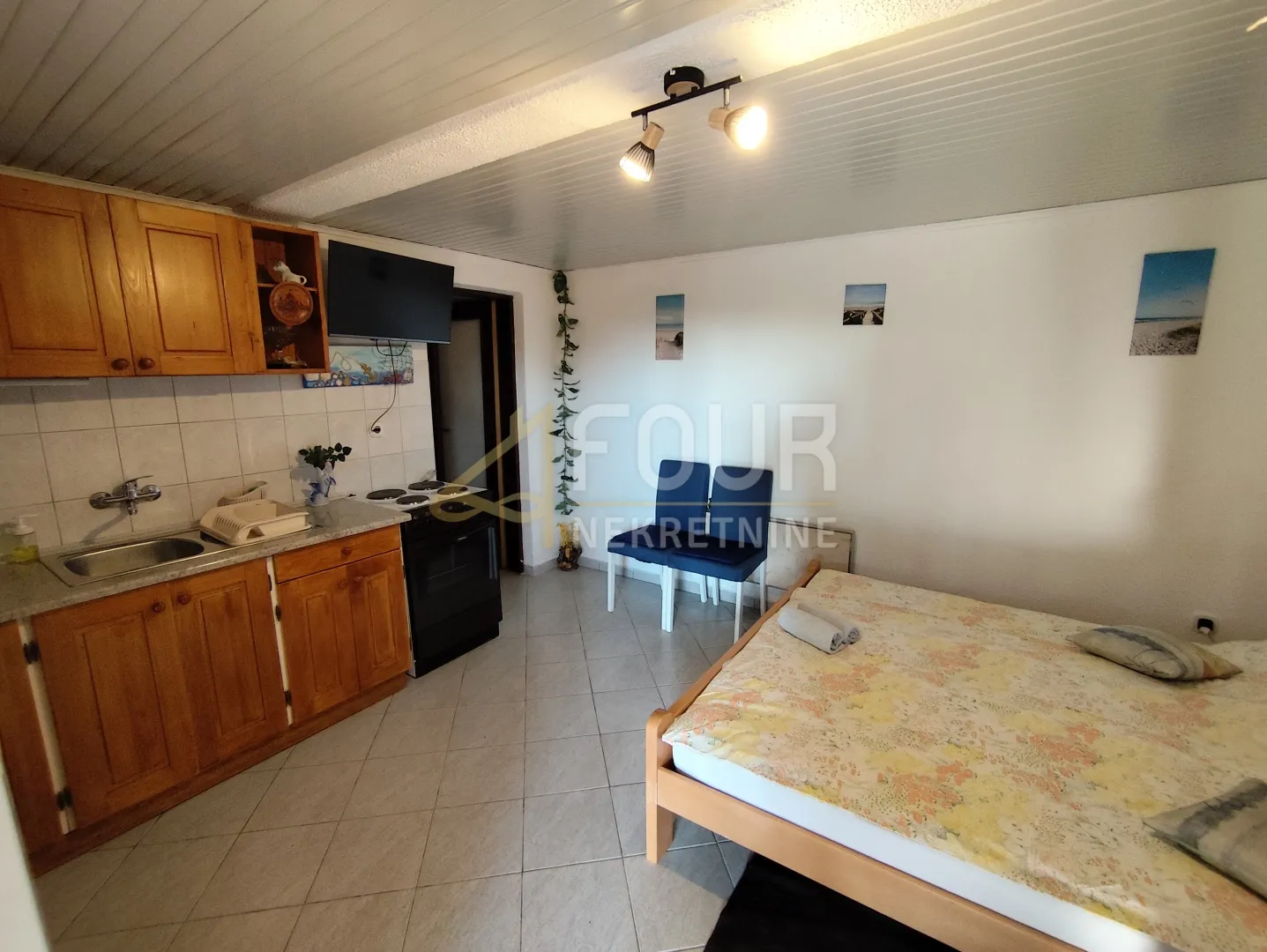 istra, medulin, 2 apartmana, okućnica, pogled na more - slika 8