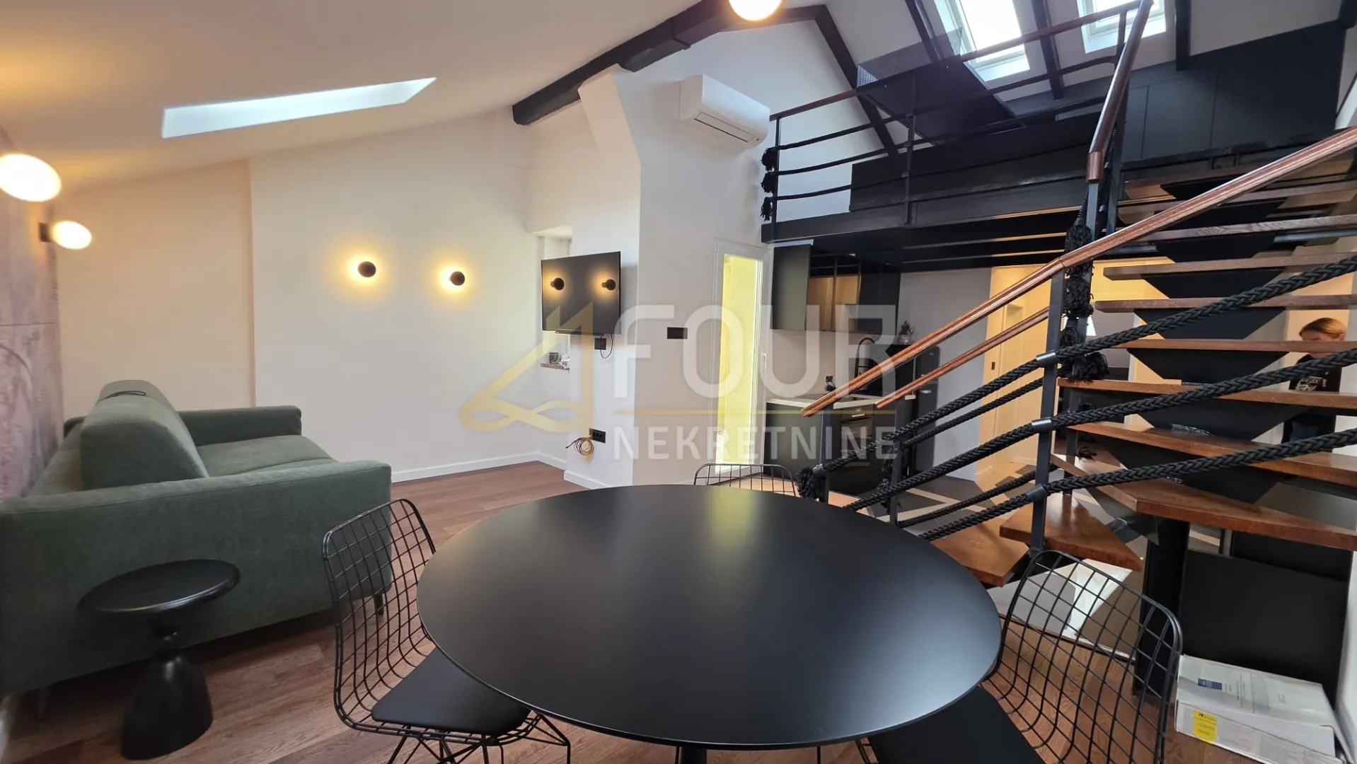 rijeka, širi centar, 1s+db s galerijom, balkon - slika 5