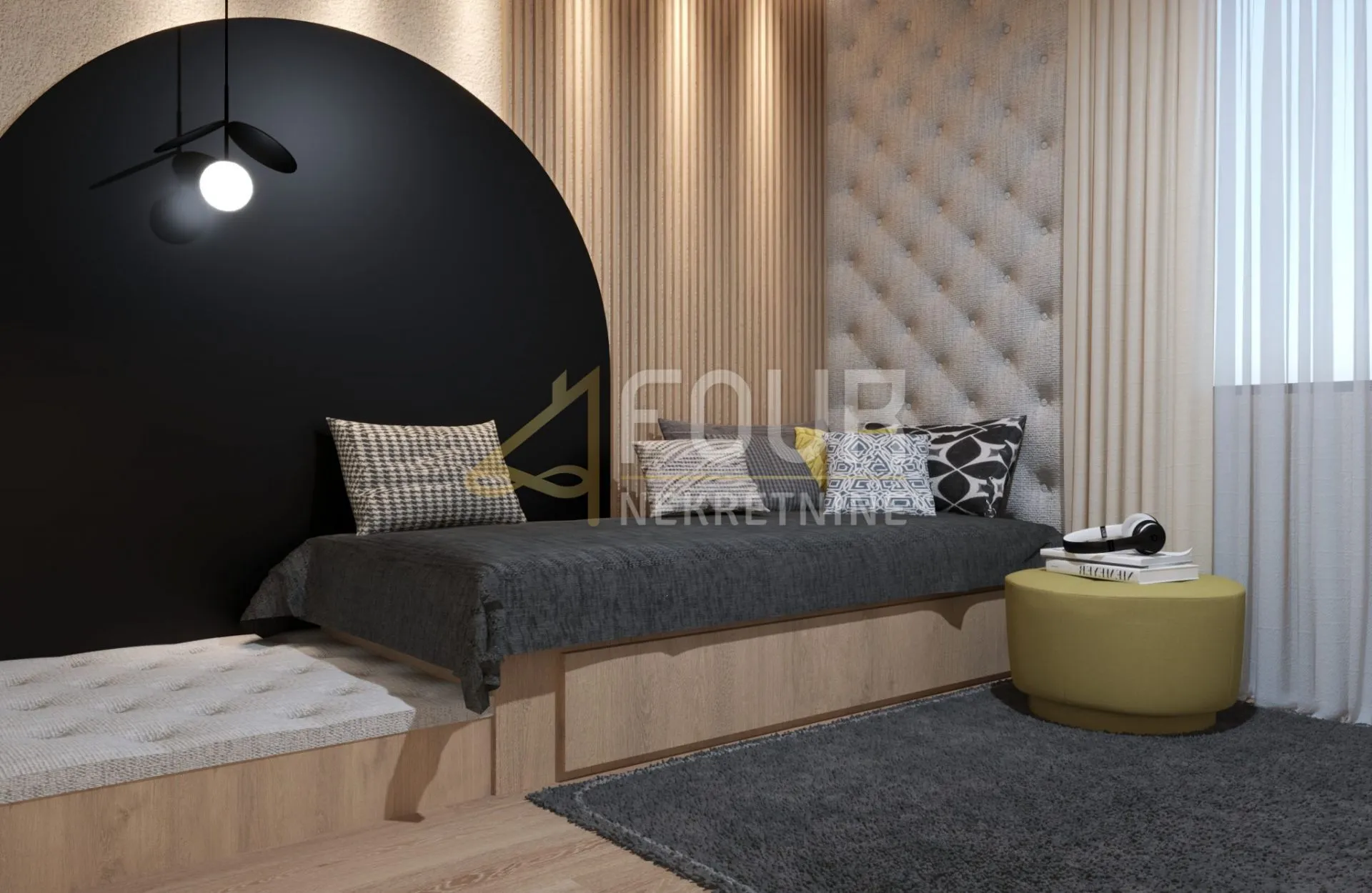 opatija, volosko, luksuzan stan, 128.49m2, 3s+db, pogled na more - slika 4