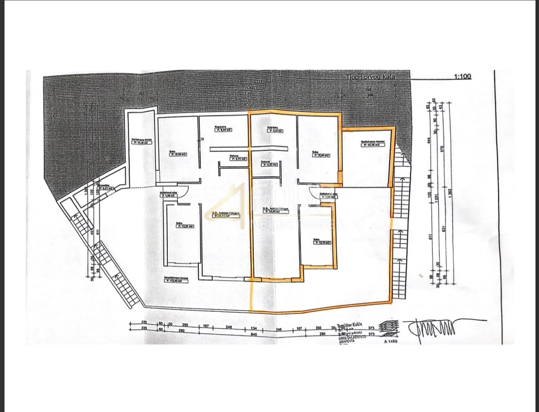 otok krk, stara baška, apartman 110m2, 1. red do mora - slika 35