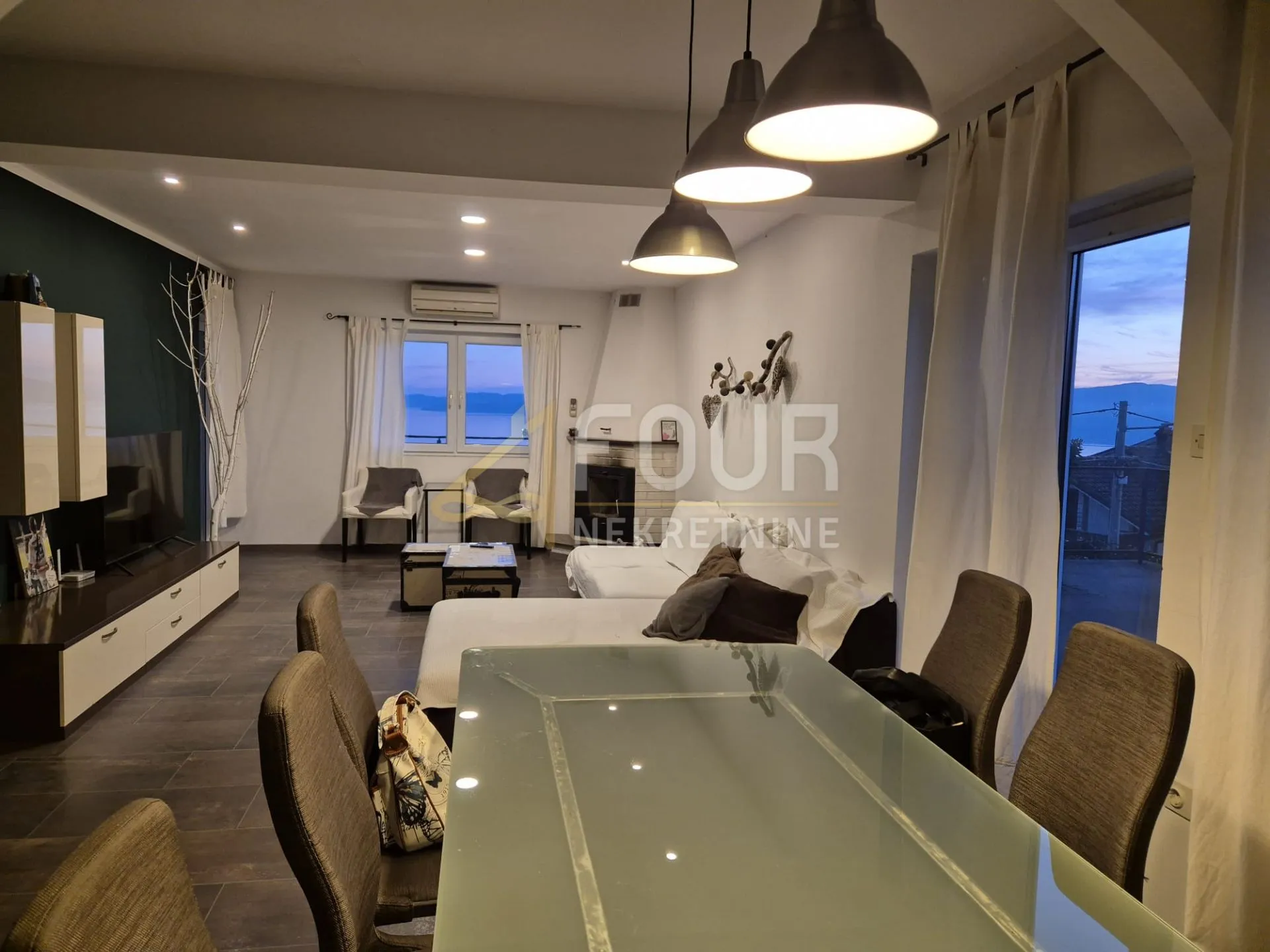 kastav, rešetari, kuća s 3 stana, 270m2, pogled na more - slika 2