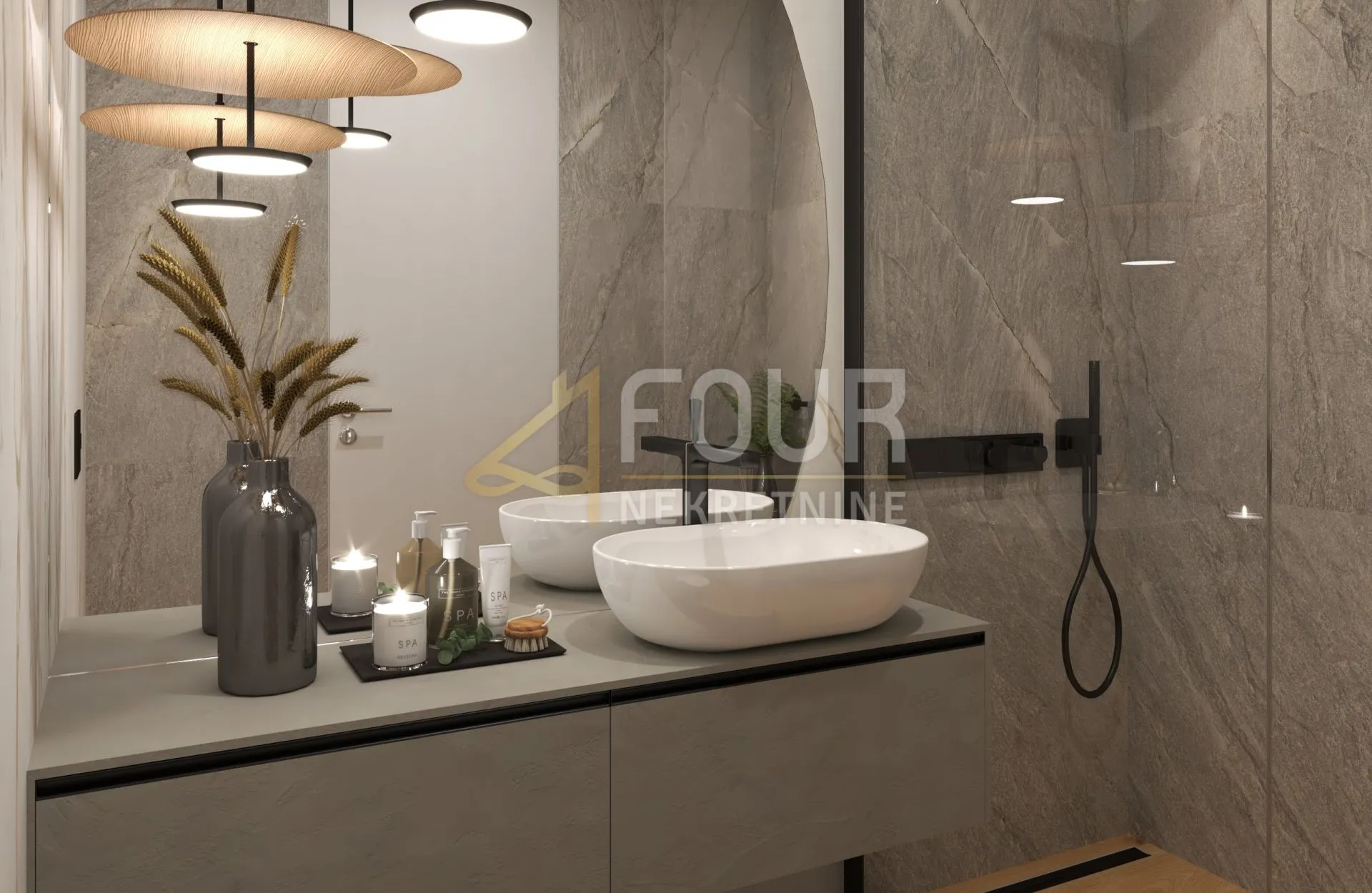 opatija, volosko, luksuzni stan, 109.48m2, 2s+db, terasa, pogled na more - slika 14