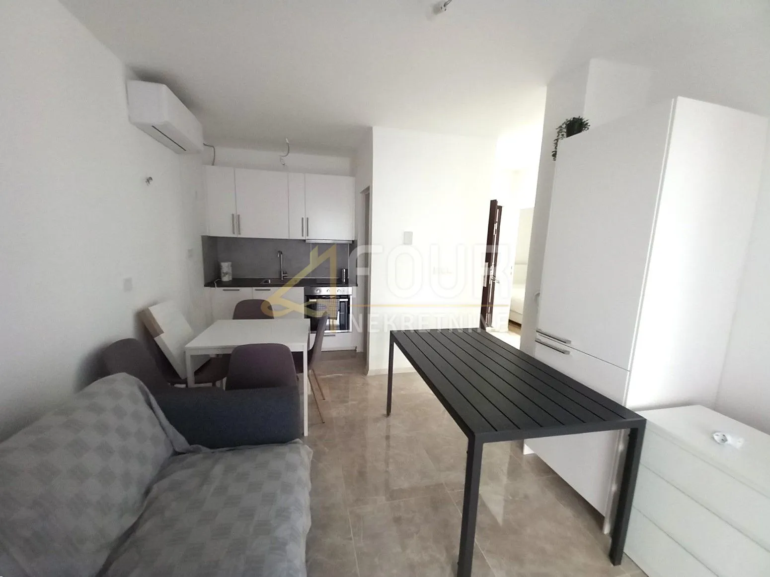 otok krk, šilo, novogradnja, 44.20m2, 1s+db, lođa, pogled na more - slika 2