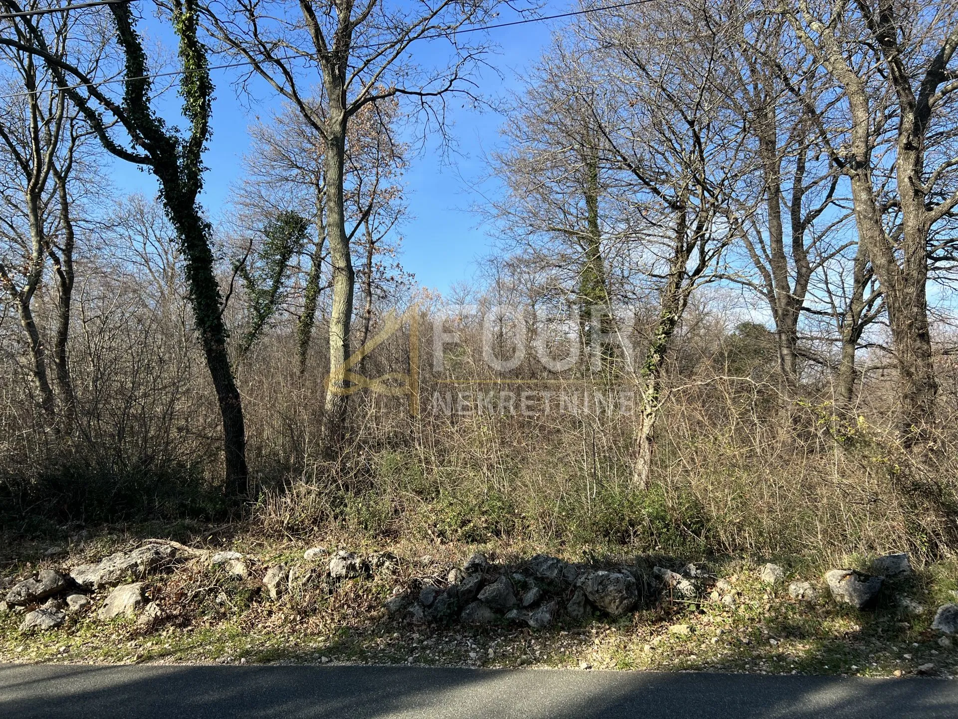 Otok Krk, Risika, građevinsko zemljište 1.349m2 - Risika, Vrbnik