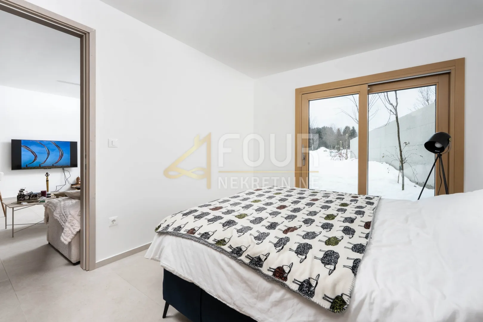 gorski kotar, ravna gora - centar, nova vila s 2 apartmana i bazenom - slika 20