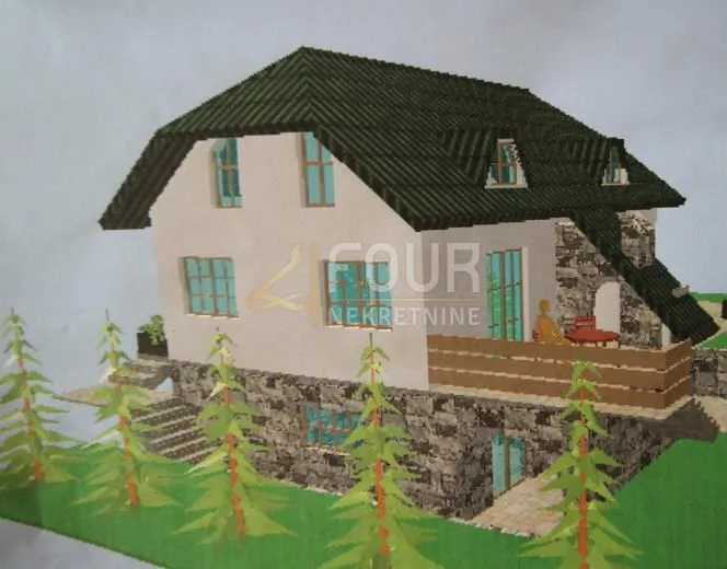 Gorski kotar, Delnice, građevinsko zemljište 747m2
