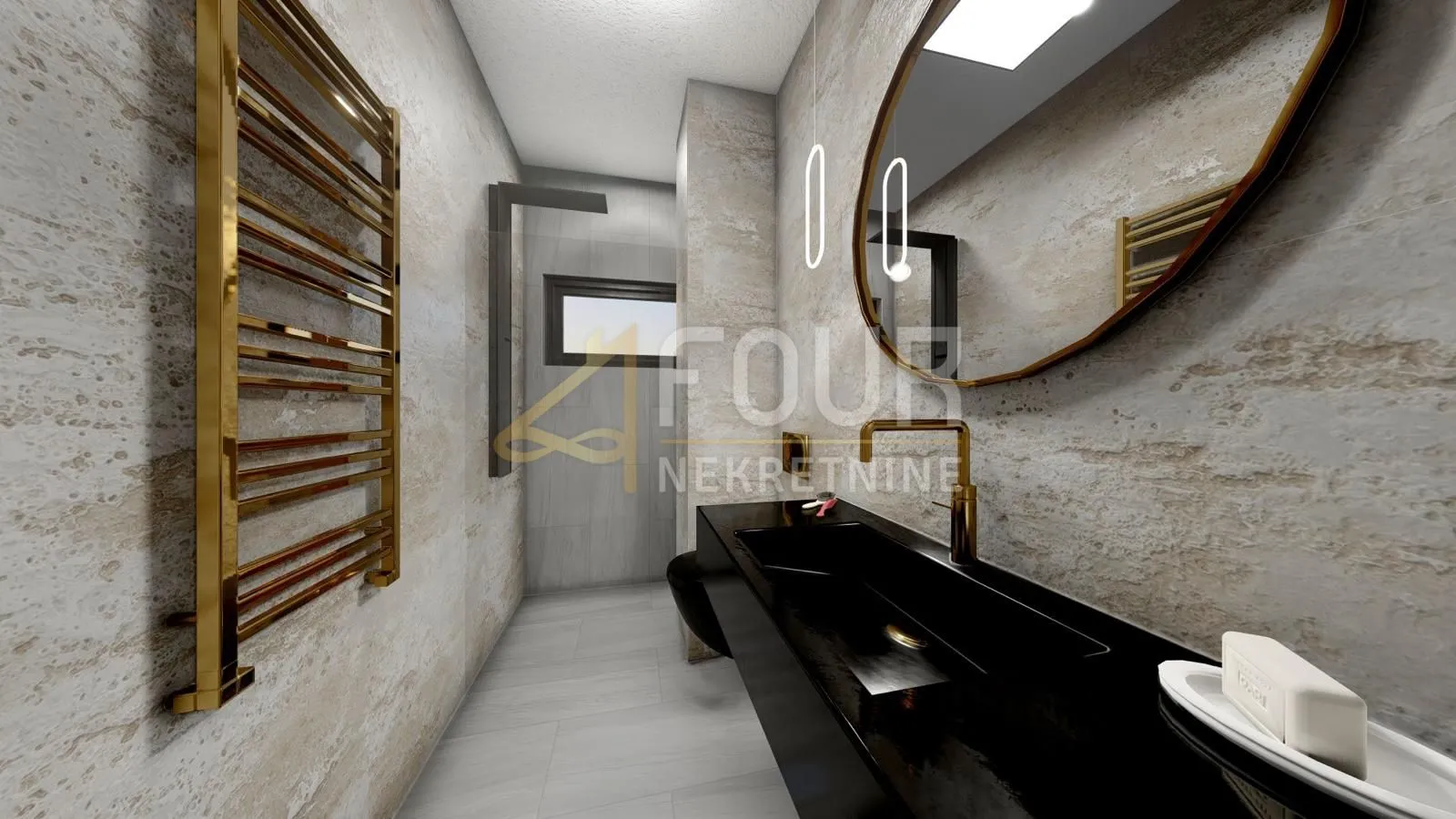 otok krk, vrbnik, novogradnja, 111.30m2, 2s+db, terasa, okućnica i bazen - slika 10