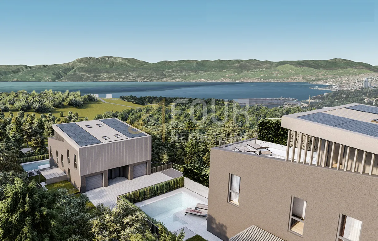 kostrena, vrhunska novogradnja, jacuzzi, krovna terasa, garaža - slika 17