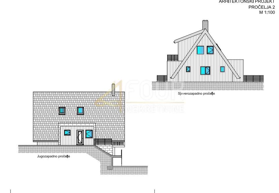 gorski kotar, stari laz, građevinsko zemljište 1.071m2 - slika 2