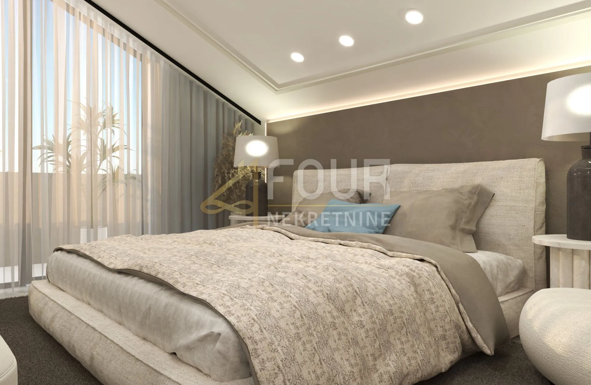 opatija, volosko, luksuzni stan, 116.48m2, 3s+db, terasa, pogled na more - slika 7