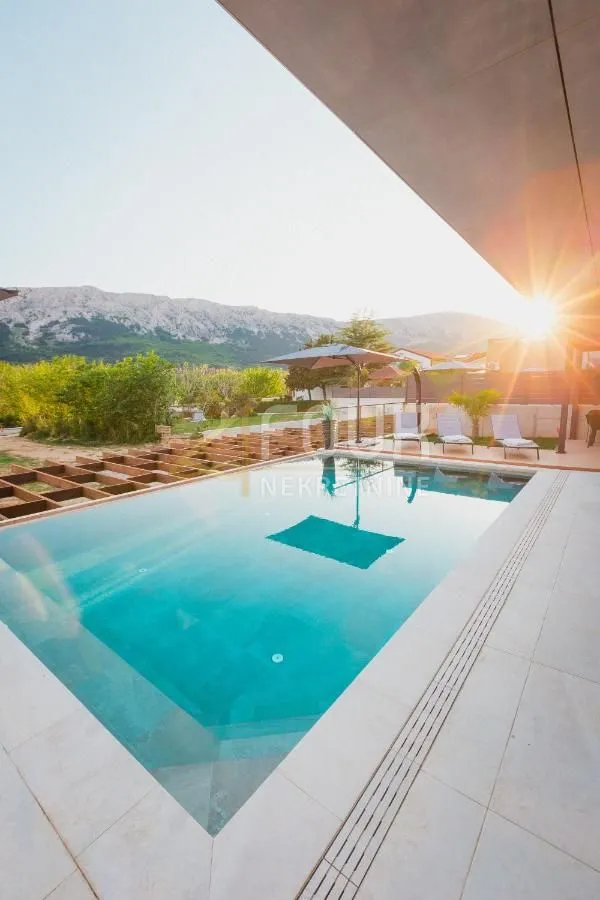 otok krk, baška, luksuzna vila s inifinity bazenom - slika 3