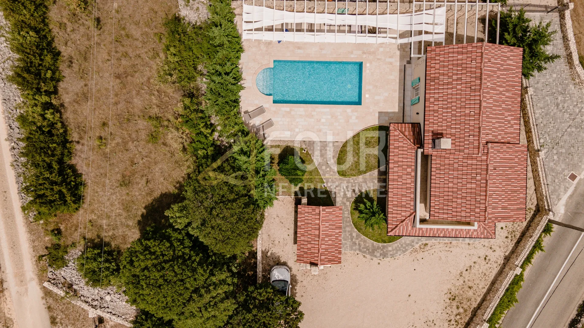 otok krk, dobrinj - okolica, kvalitetna vila s bazenom - slika 2