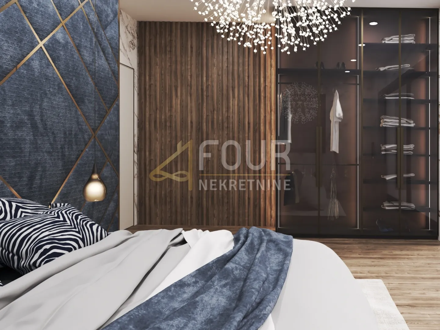 opatija, pobri, novogradnja, luksuzni penthouse, okućnica, panoramski pogled - slika 14