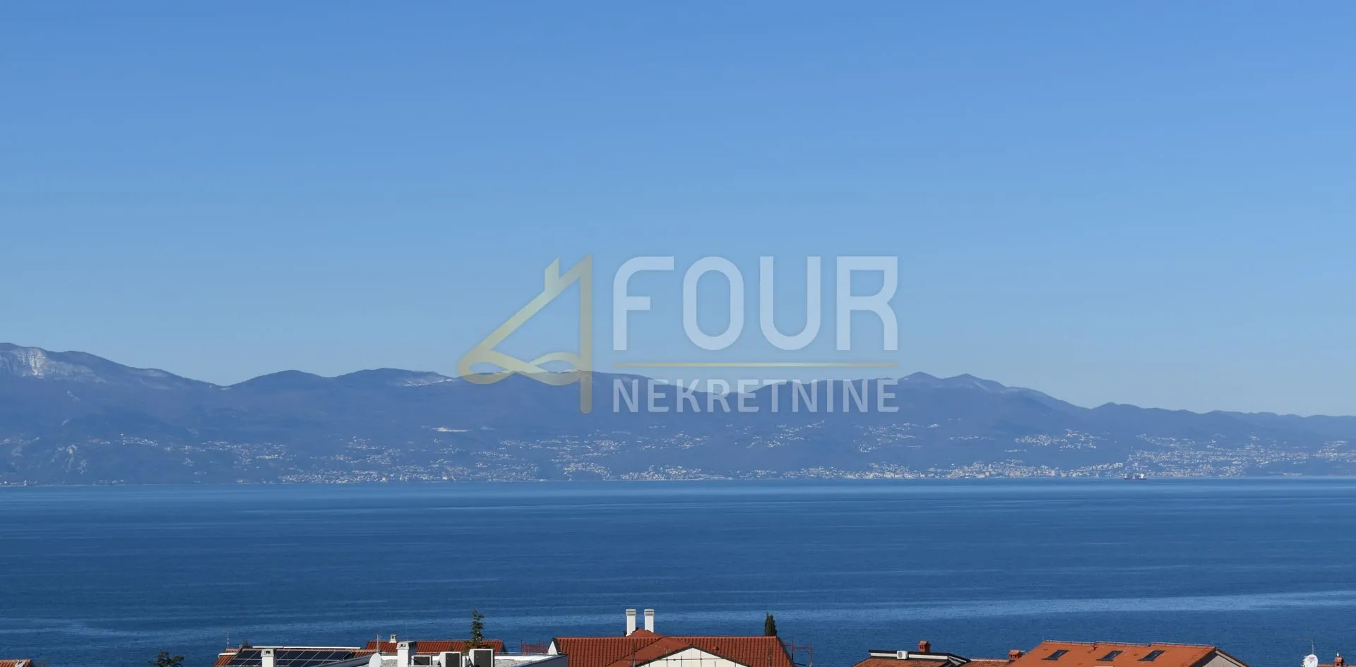 Otok Krk, Njivice, novogradnja, 2s+db, terasa, pogled na more - Njivice, Omišalj