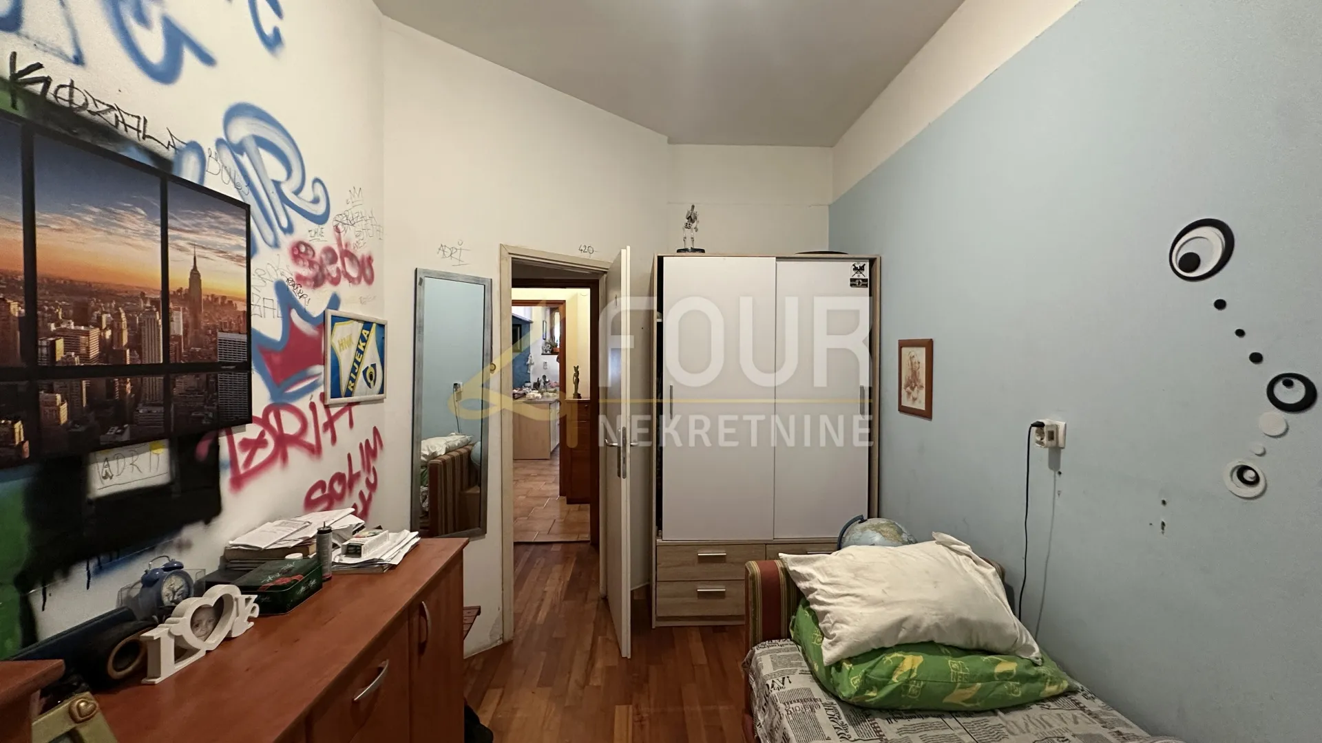 rijeka, kozala, 45.24m2, 2s+db, stan s okućnicom na korištenje - slika 14