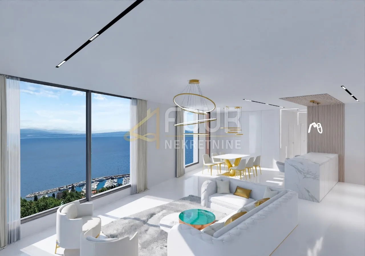 opatija, ičići, novogradnja, 3s+db, panoramski pogled - slika 7