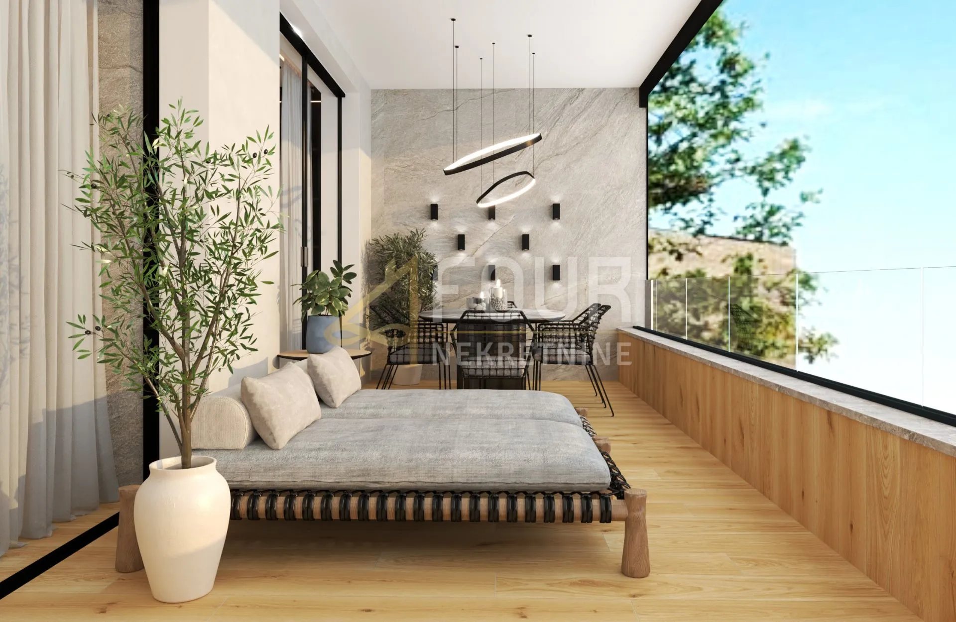 opatija, volosko, luksuzni stan, 109.48m2, 2s+db, terasa, pogled na more - slika 19